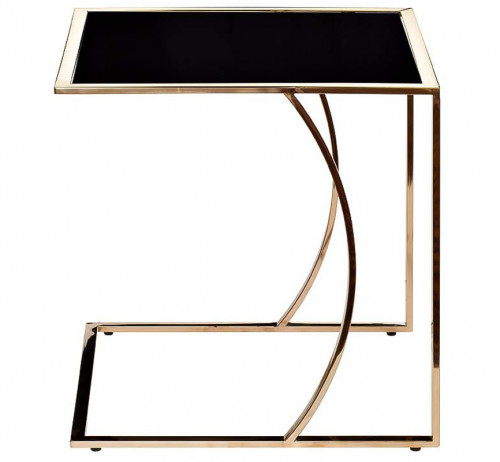 стол журнальный gold чёрный, золотой в Нижневартовске