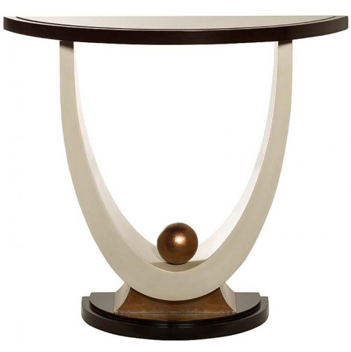 консоль art-d 102х36х89 зеркальная, коричневая в Нижневартовске