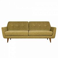 диван rucola трехместный прямой горчичный в Нижневартовске