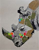 картина маслом носорог - 2 в Нижневартовске