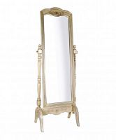 зеркало напольное на подставке бежевое с резьбой поместье в Нижневартовске