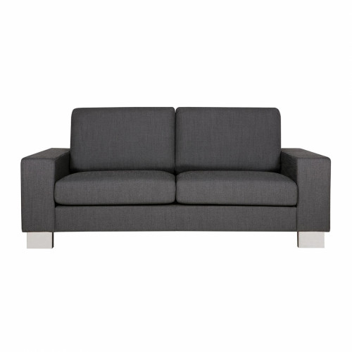 диван quattro двухместный прямой серо-синий в Нижневартовске