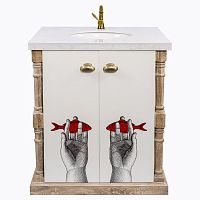 тумба с раковиной океан снег fornasetti в Нижневартовске