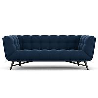 диван soja двухместный прямой синий в Нижневартовске