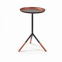 столик металлический nao черный медный от la forma (ex julia grup) в Нижневартовске