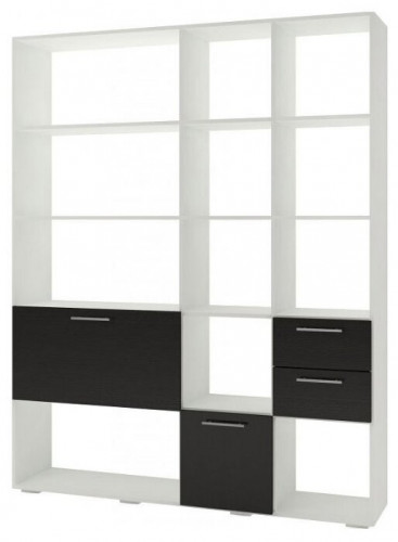 стеллаж баронс бриз ст.121.1600-01 12 полок, материал: лдсп в Нижневартовске