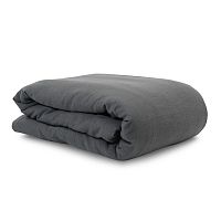 пододеяльник изо льна темно-серого цвета essential 200х200 в Нижневартовске