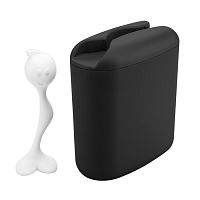 контейнер для хранения продуктов с ложкой hot stuff l, чёрный в Нижневартовске