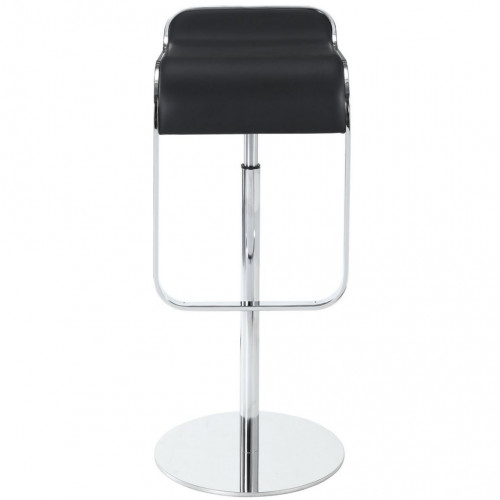 барный стул lem style piston stool черная кожа в Нижневартовске