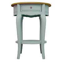 столик овальный leontina голубой голубой в Нижневартовске