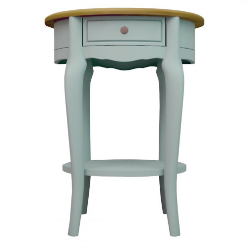 столик овальный leontina голубой голубой в Нижневартовске