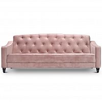 диван gloria трехместный раскладной прямой розовый в Нижневартовске