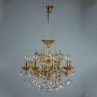 подвесная люстра ambiente leon 2128/8 wp tear drop бронза в Нижневартовске