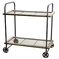 стол на колесиках mirra коричневый в Нижневартовске