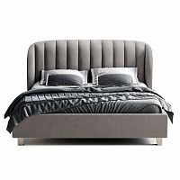 кровать большая 200х200 tulip серая в Нижневартовске