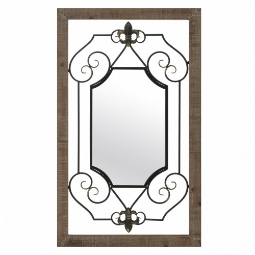 зеркало настенное металлическое с лилиями в Нижневартовске