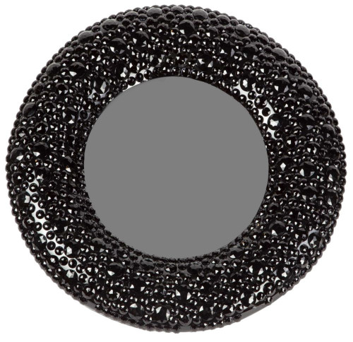 зеркало круглое в черной перламутровой раме black pearl small в Нижневартовске