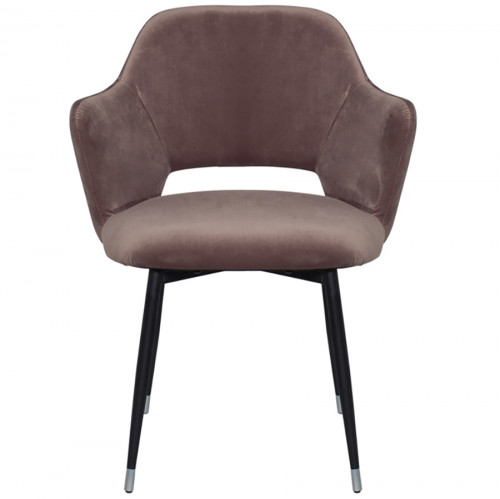 стул gpink велюр серо-розовый в Нижневартовске