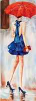 картина маслом красный зонт в Нижневартовске