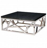 стол журнальный hf14063-2 черный, хром в Нижневартовске
