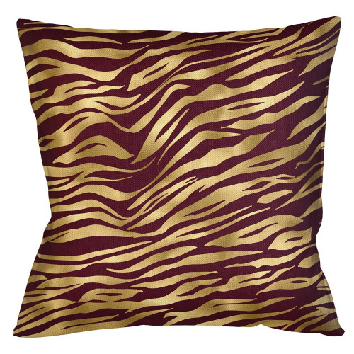 интерьерная подушка «зебра» (бордо) в Нижневартовске