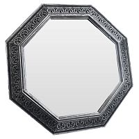 зеркало восьмиугольное черное с орнаментом publius в Нижневартовске