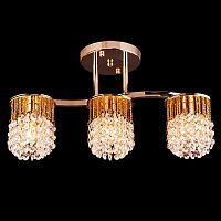 потолочная люстра eurosvet 3222/3 золото strotskis в Нижневартовске