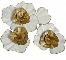 настенный декор бело-золотые 699х565х83 см в Нижневартовске