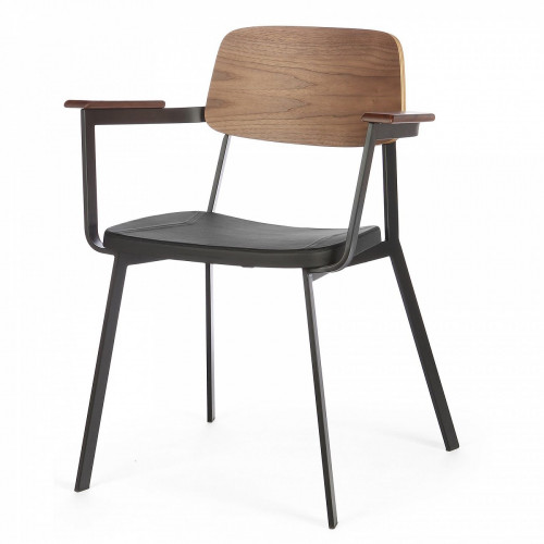 стул gauge с подлокотниками орех в Нижневартовске