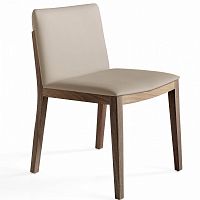 мягкий стул кожаный коричневый cpmk109-vison от angel cerda в Нижневартовске