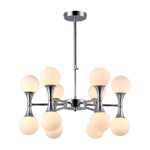 подвесная люстра arte lamp a9162lm-12cc белая в Нижневартовске