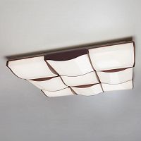 потолочный светодиодный светильник eurosvet relief 90031/9 кофе в Нижневартовске