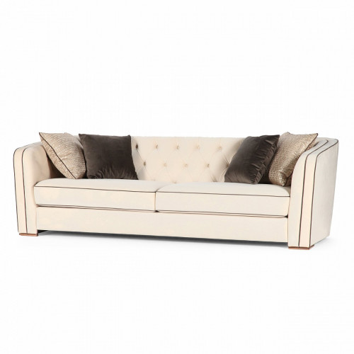 диван paolo прямой бежевый в Нижневартовске