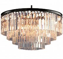 люстра odeon 4 rings черное основание чёрная, прозрачная в Нижневартовске