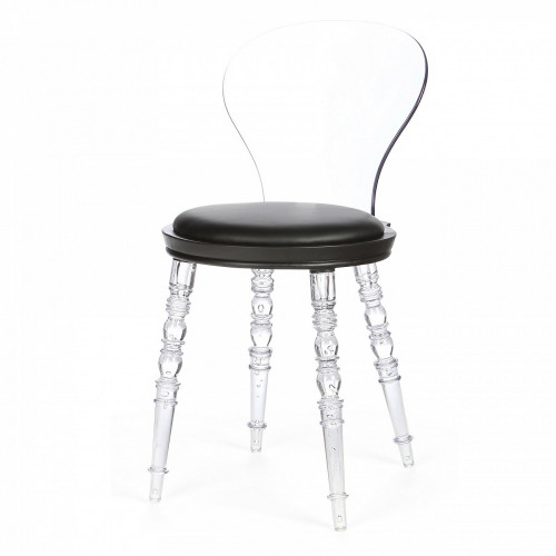 стул icicle с чёрной подушкой в Нижневартовске