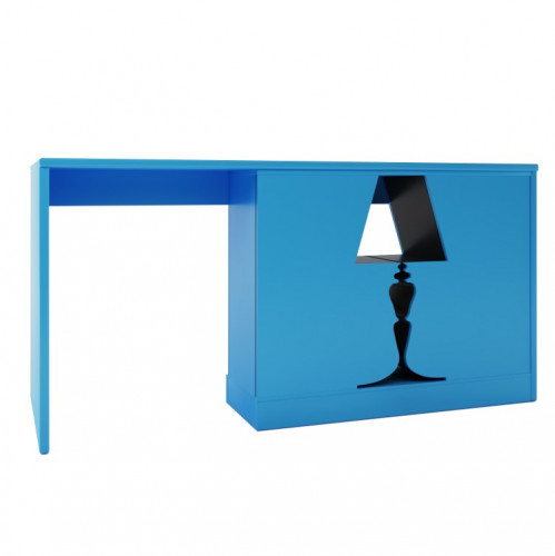 рабочий стол лампа голубой и черный от odingeniy в Нижневартовске