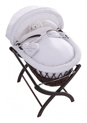 колыбель-переноска premium moses basket темная, белое белье в Нижневартовске