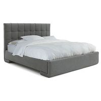 кровать двуспальная 160х200 серая mystery в Нижневартовске