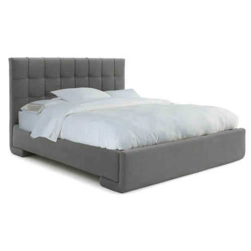 кровать двуспальная 160х200 серая mystery в Нижневартовске