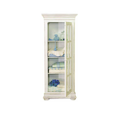 витрина 1-дверная со стеклом нордик белый в Нижневартовске