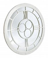 настенное зеркало-часы сен-лазар белый антик в Нижневартовске