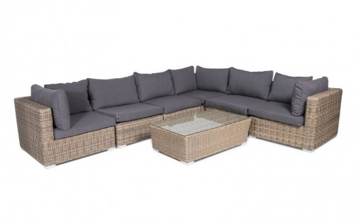 оттоманка лунго с подушкой коричневая в Нижневартовске