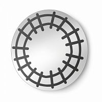 зеркало круглое с черным принтом диаметр 50 см chantel от la forma (ex julia grup) в Нижневартовске