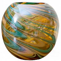 ваза стеклянная (цветная) 23*26 в Нижневартовске