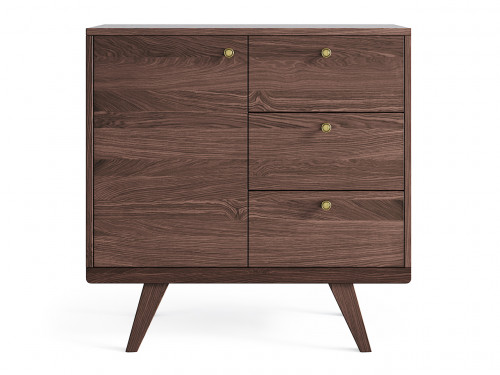 мини-комод thimon тёмный дуб фасады шпон в Нижневартовске