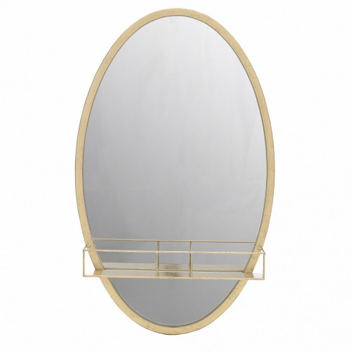 зеркало с полкой овальное в золотой раме circle в Нижневартовске