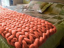 плед нежность коралловый малый в Нижневартовске