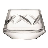 подсвечник стеклянный с резьбой для чайной свечи frieze, 6 см в Нижневартовске