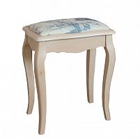 табурет mobilier de maison с мягким сиденьем бело-серый в Нижневартовске