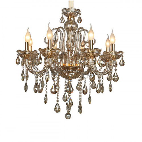 подвесная люстра omnilux oml-76803-08 прозрачная в Нижневартовске